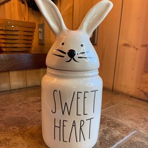 Rae Dunn “Sweet Heart” Bunny Canister